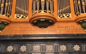 Orgel detail tekst 
